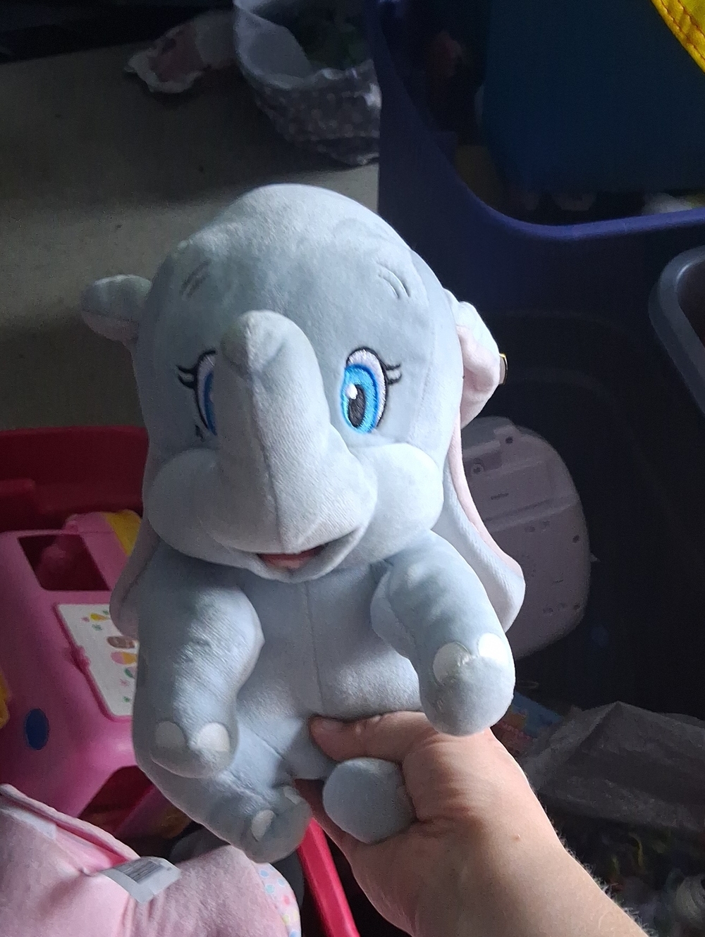 Blue Plush Elephant Stuffed Toy - Brand Unspecified